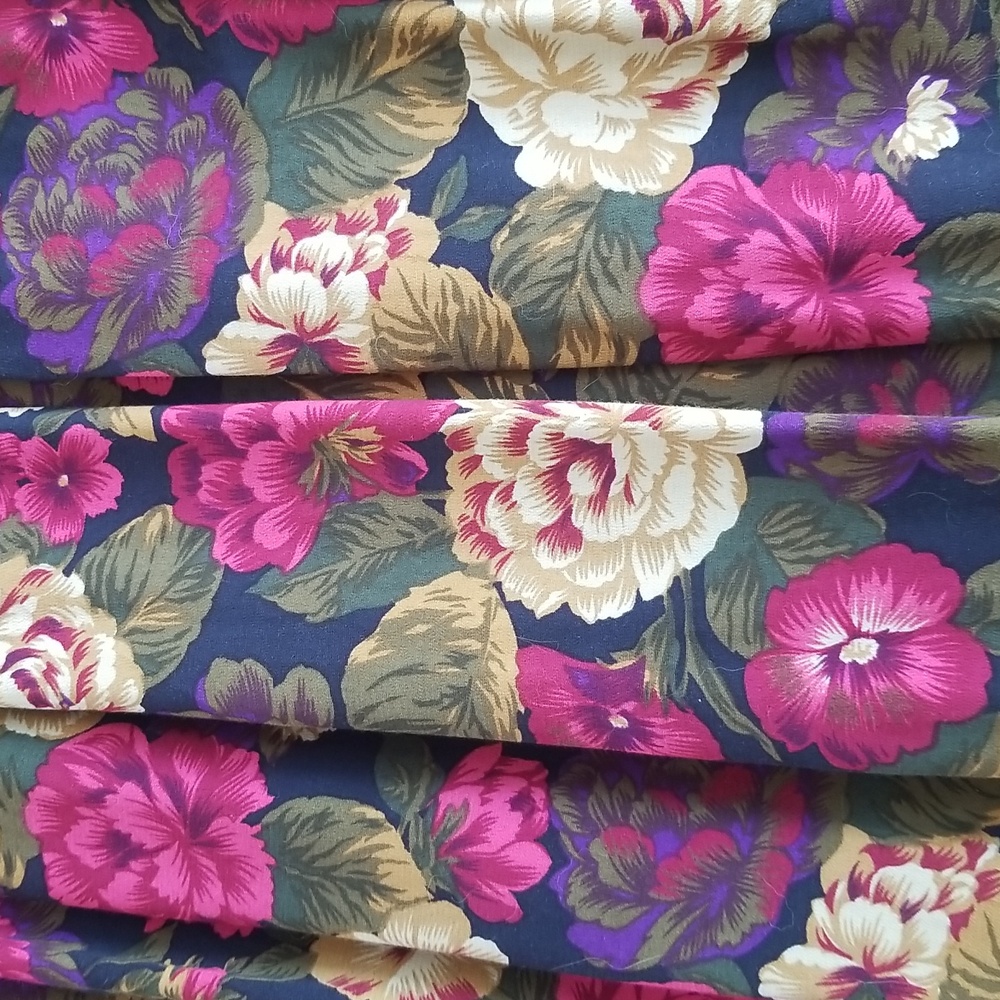 Vintage Liz Claiborne Floral Maxi Skirt - Pink and Green - Picture 2 of 6